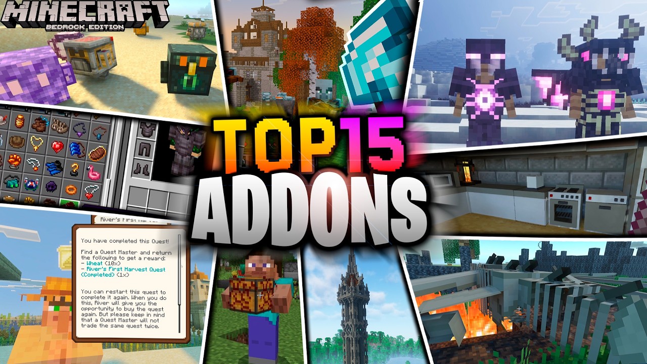 TOP 15 ADD-ONS [MOD] PARA MINECRAFT BEDROCK 26.3 a 26.12+| / MEJORES ...