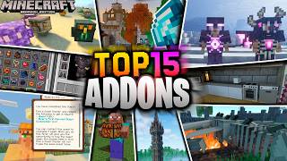 TOP 15 ADD-ONS [MOD] PARA MINECRAFT BEDROCK 26.3 a 26.12+| / MEJORES ADDONS PARA TU MUNDO SURVIVAL