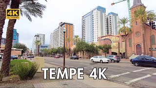 DOWNTOWN TEMPE ARIZONA WALKING TOUR [4K]