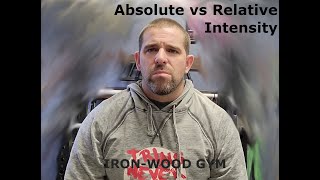 Absolute vs Relative Intensity