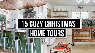 15 CHRISTMAS HOME TOURS WITH CHRISTMAS MUSIC