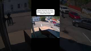 Watch out for bikes on the road!