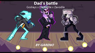 Video thumbnail of "Dad's battle | FNF mashup | God rays x Dadbattle x Zavodila (especial del día del padre)"