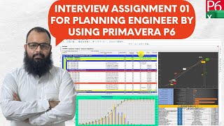 Planning Engineer Interview Assignment 01 by using Primavera P6 | Construction of Office Building screenshot 1