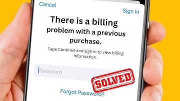 How to Fix There is A Billing Problem With A Previous Purchase | iOS 17 | 2023