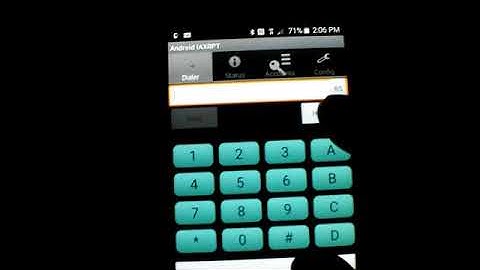Windows Android IAXRPT Config for Asterisk AllStar Part 2 Android