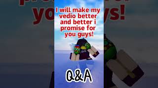 Q&A YAY ALMOST 500 SUBS NOW #fyp #roblox