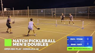 Pickleball Men's Doubles - Sean/Gage vs Zach/Ethan