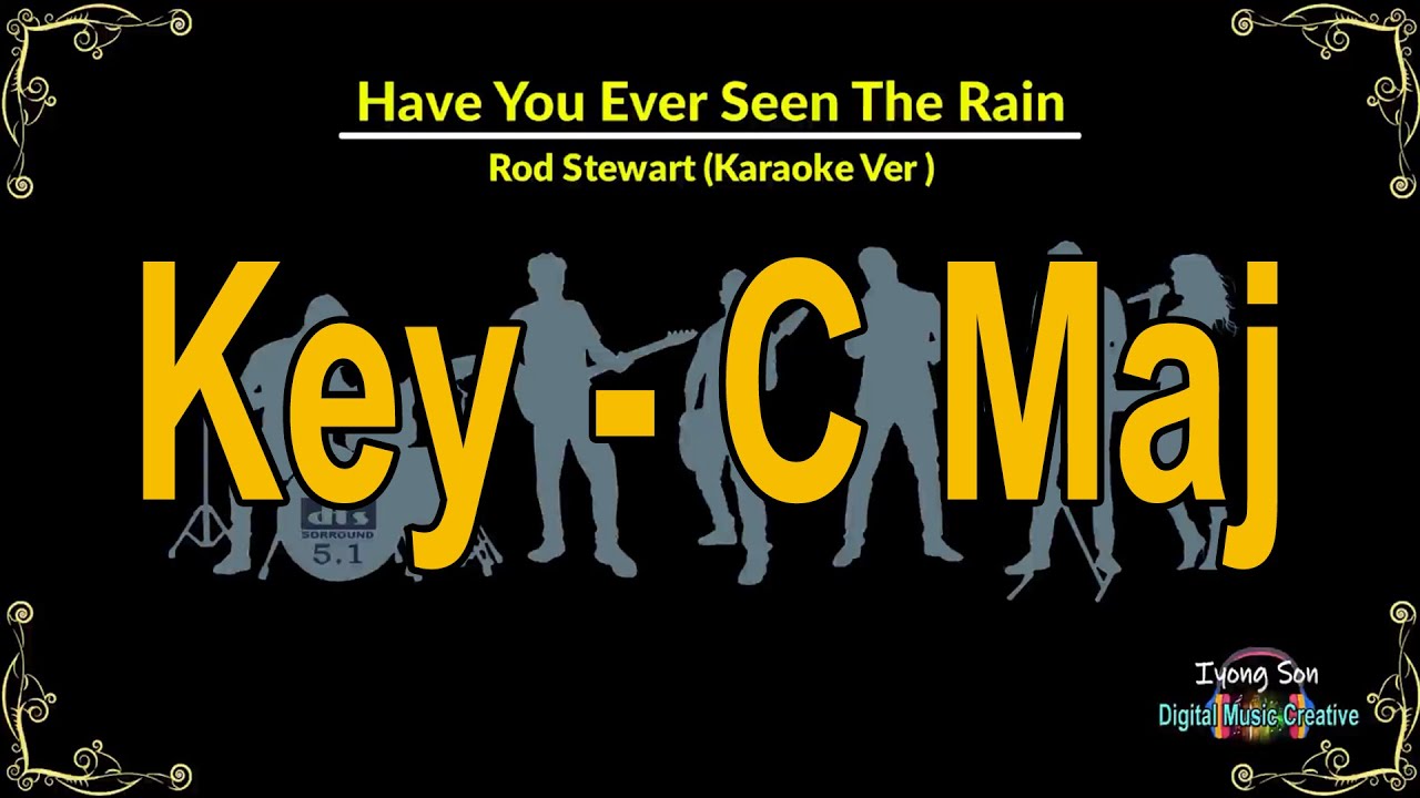 Have You Ever Seen The Rain - Karaoke C major