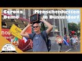 Corona Demo extrem: Menschenketten in Düsseldorf durch behördliche Auflagen | Ordner Nicola Steiner