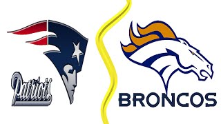 🏈 Denver Broncos vs New England Patriots NFL Game Live Stream 🏈
