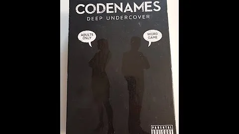 Codenames Board Game (Adult Version) // Rules & 2-Player Option