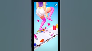 HEEL STEPS MASH GAME #heelstepsmash #arcadegame #gameplay #mobilegame #ffshorts #stackball