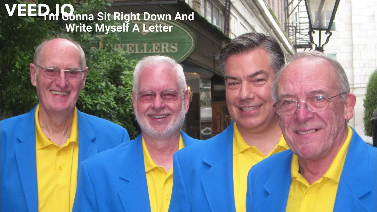 Trounce Alley Quartet sings I'm Gonna Sit Right Down And Write Myself A Letter