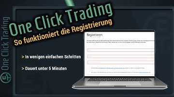 One Click Trading - So funktioniert die Registrierung