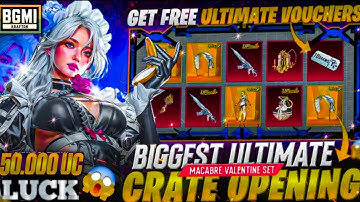 😱New Ultimate Set Spin Crate Opening 🔥 Macabre Valentine Set Plus+ M762☠️ Upgrade | BGMI & PUBGM