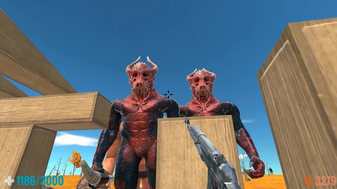 Survive in Hell Doom. FPS Perspective! Animal Revolt Battle Simulator