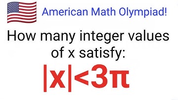 Only common sense can help you solve this American Olympiad #amo question! #amc #olympiad #america