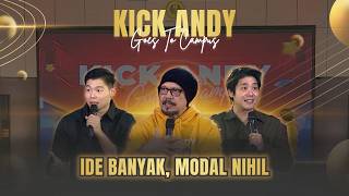Download lagu KICK ANDY - TONS OF IDEAS, ZERO CAPITAL