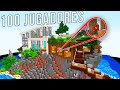 100 JUGADORES se ESCONDEN en UNA MANSION GIGANTE! - Minecraft Aleatorio