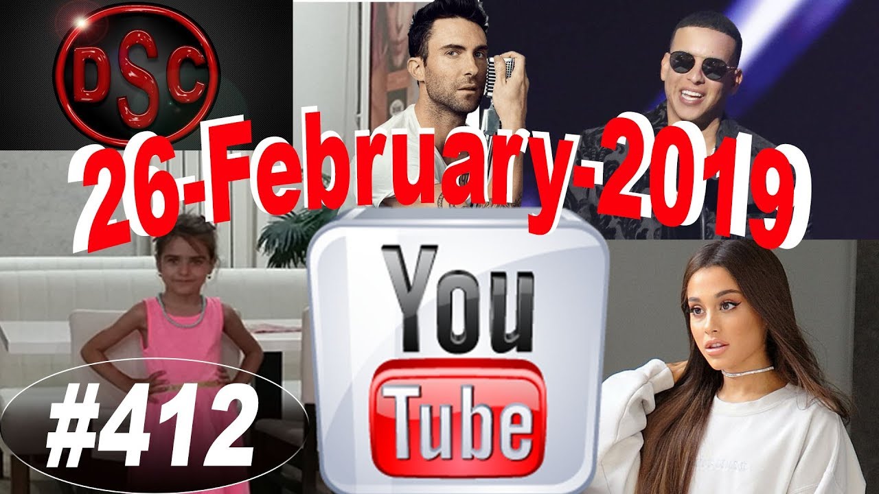 Today S Most Viewed Music Videos On Youtube 26 February 19 412 Youtube