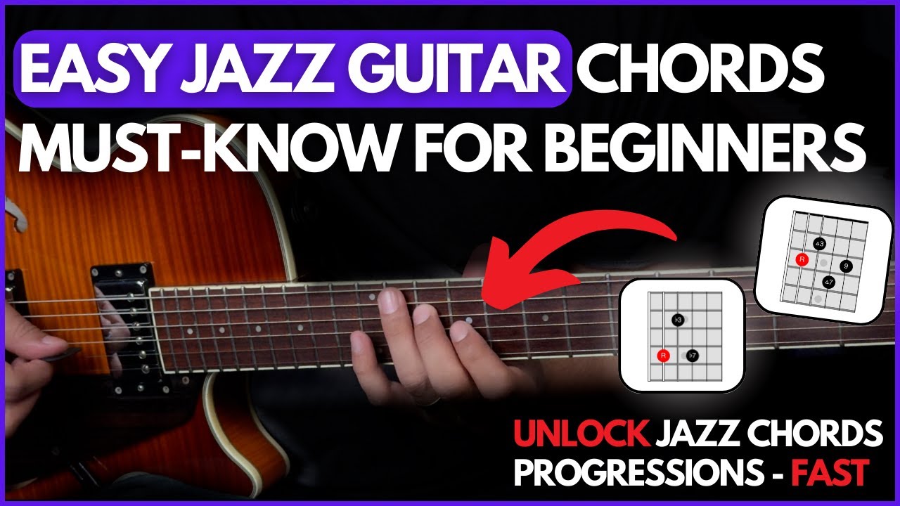Easy Jazz Guitar Chords You MUST Know! - YouTube