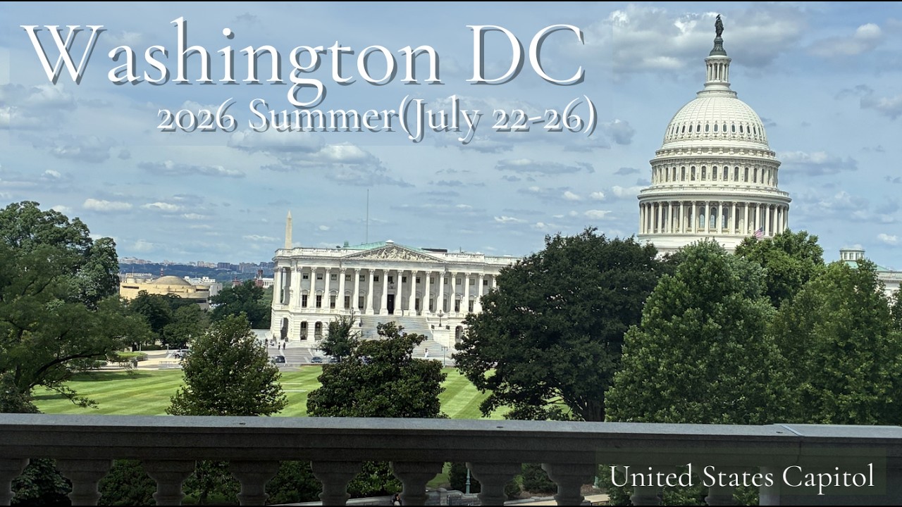 Discoveries Along the way 2026NA Journey 1.Washington, D.C.「2026 北米の旅で見つけたもの~第1話 Washington D.C.~」