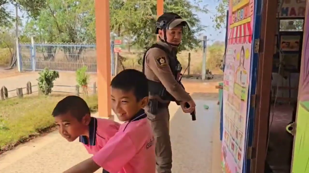 การซ้อมแผนเผชิญเหตุในสถานศึกษา 