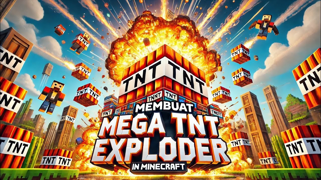 Membuat Mega TNT Exploder di Minecraft| - YouTube