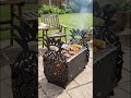 Pineapple Fire Pit Grill DXF Files: Ultimate Portable BBQ Brazier with Laser Cut CNC Plans! 🔥 🥩