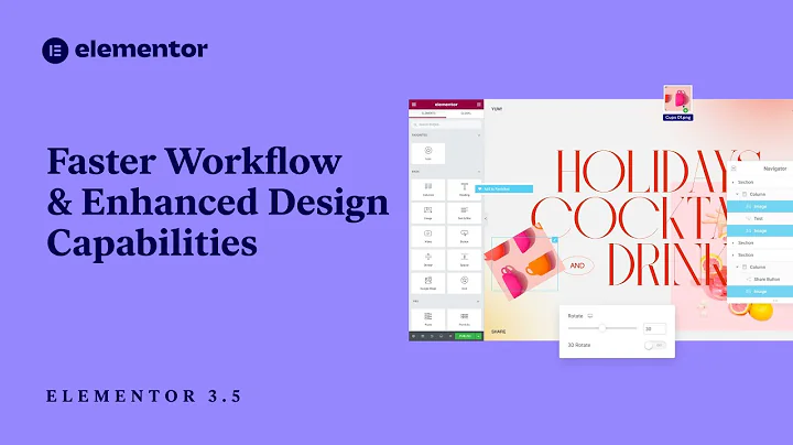Introducing Elementor 3.5: Faster Workflow & Enhanced Design Capabilities!
