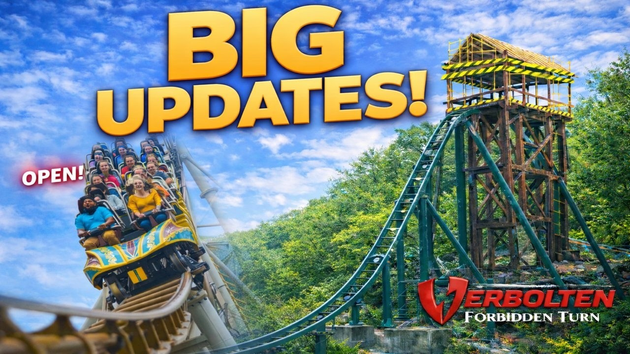 Busch Gardens Williamsburg BIG Updates! Pantheon is BACK, Verbolten Updates & More