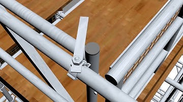 Scaffold loading bay gate