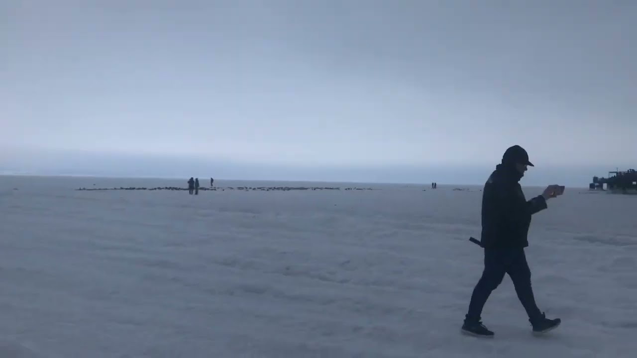 Ostseebad Binz Eis und Winter am 8.2.2026