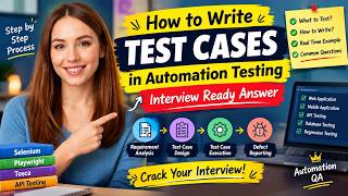 How to Write Test Cases in Automation Testing | Real-Time Example | Interview Ready Answer #test