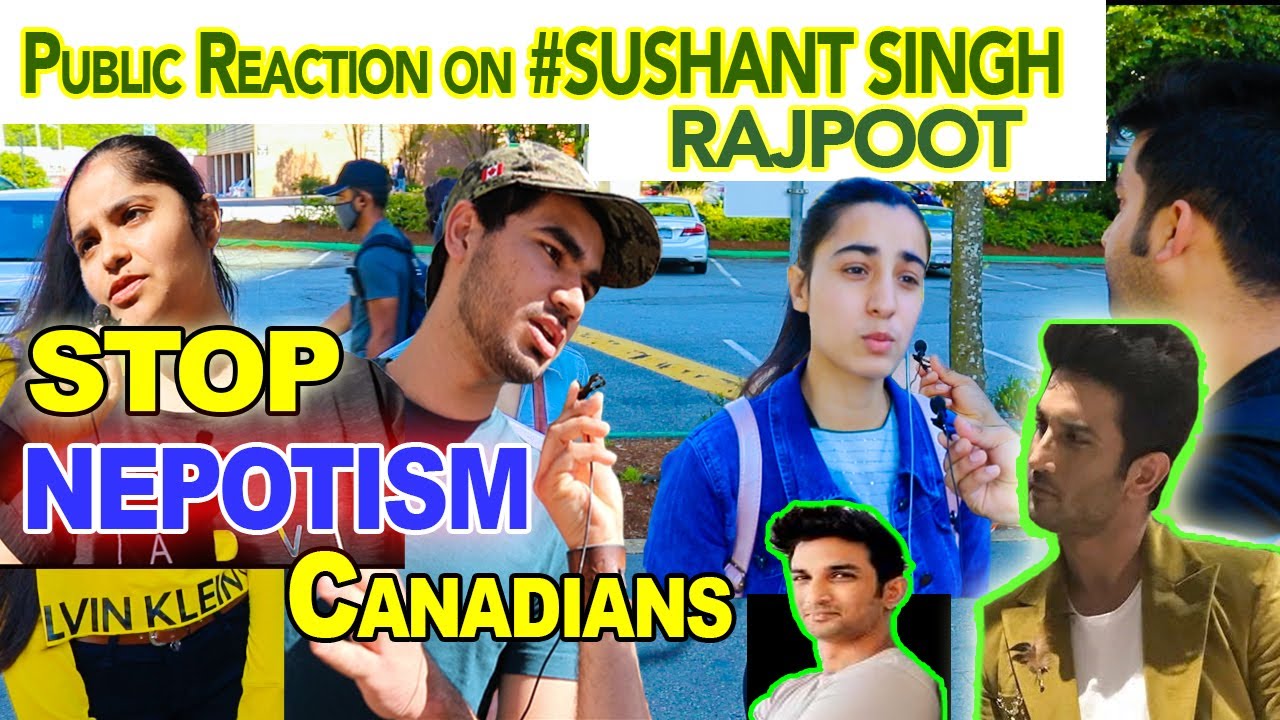 Public Reaction On Sushant Singh Rajput death |Canada|
