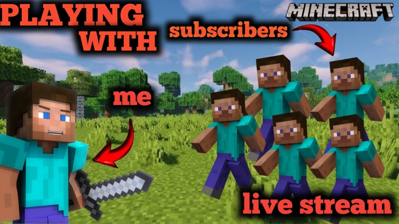 Playing With My Subscribers And Doing Pvp. Minecraft Live Stream # ...