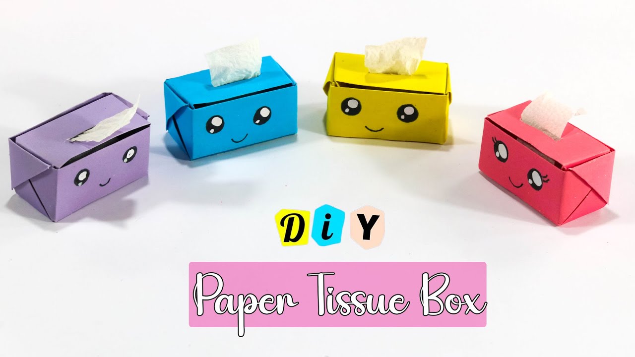 Easy Origami Tissue Box How to make an Origami Tissue Paper Box . YouTube