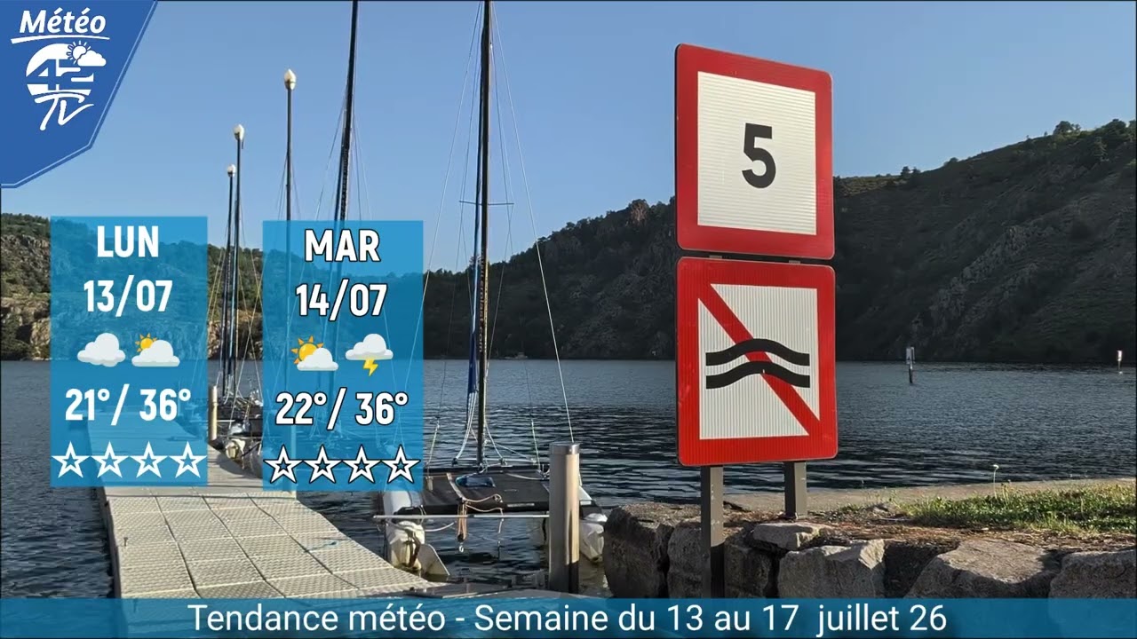 ⁣☀️ Météo dans la Loire : une semaine de contrastes à prévoir !
