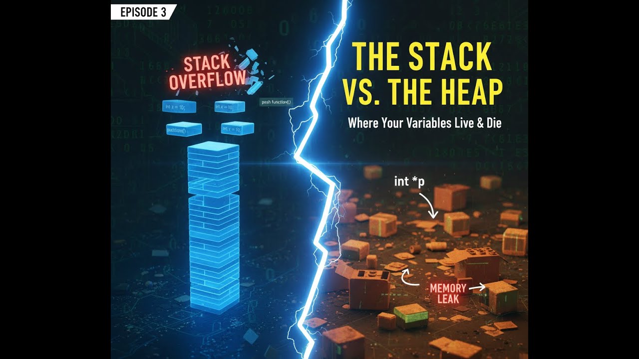 Episode 3: The Stack vs. The Heap: Where Your Variables Actually Live