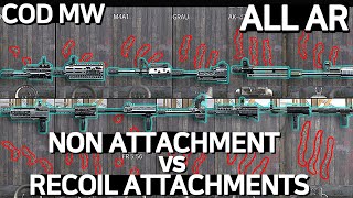 Call of Duty Modern Warfare ALL AR Recoil PATTERN Comparison VER2