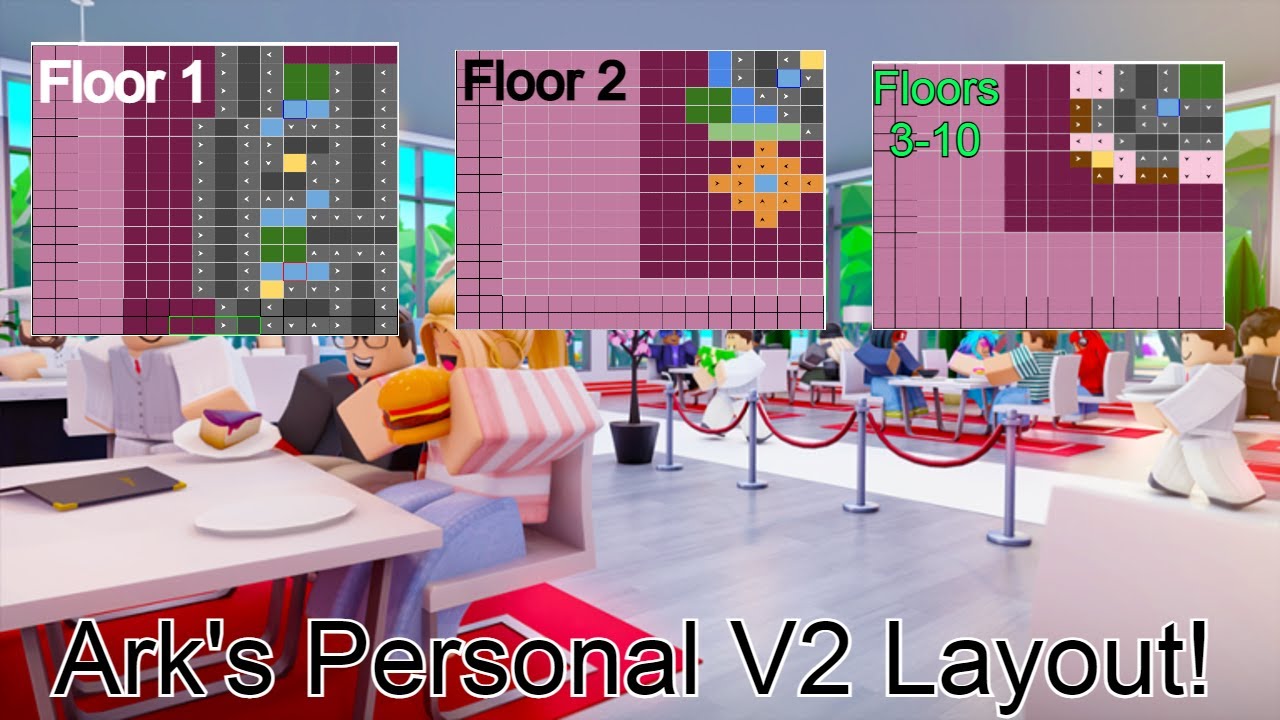 Ark's MONEY-MAKING layout! ($340-$360M per hour) Roblox My Restaurant ...