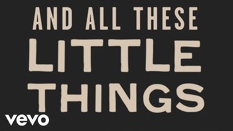 Reversed Music Videos #275: One Direction - Little Things (Lyric Video) (Reversed)