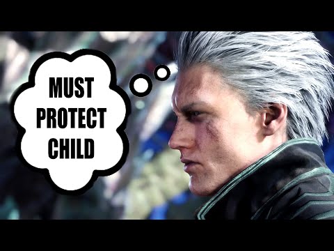 Only V, Urizen and Vergil calls Nero a Child