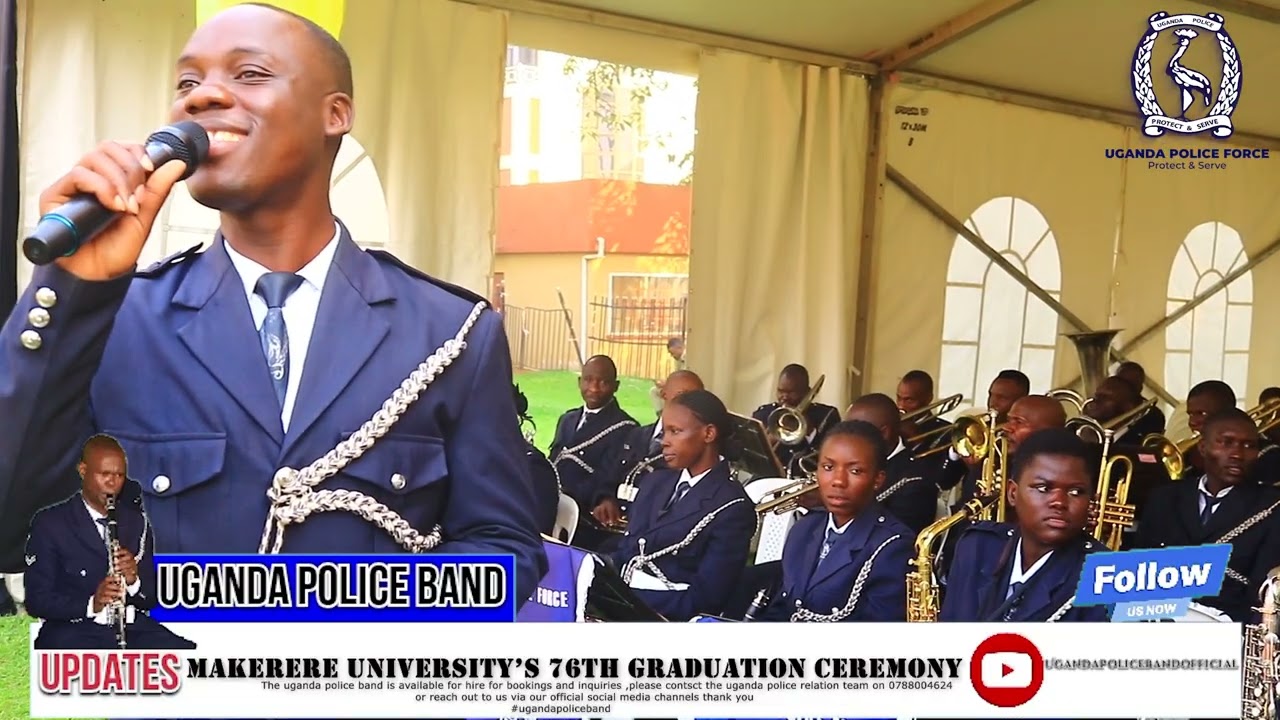 UGANDA POLICE BAND AT MAKERERE UNIVERSITY'S 76th GRADUATION CEREMONY 2026
