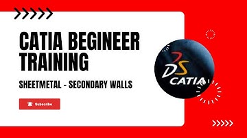 CATIA Sheetmetal - Creating Secondary Walls in CATIA V5 Sheetmetal Design