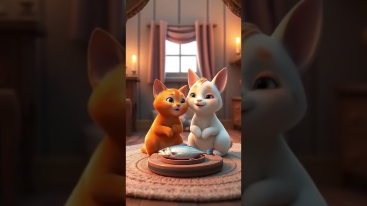 Cat and Rabbit: A Rescue and a Return🐇 