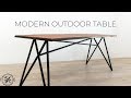 Metal Table Outside