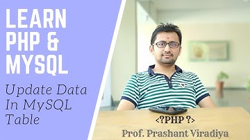 How to Update | Edit Records in Database using PHP MySQL Part-2 | PHP Tutorials in Gujarati