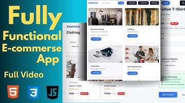 Build an perfect eCommerce Website from Scratch using HTML, CSS & JavaScript | Beginner to Pro